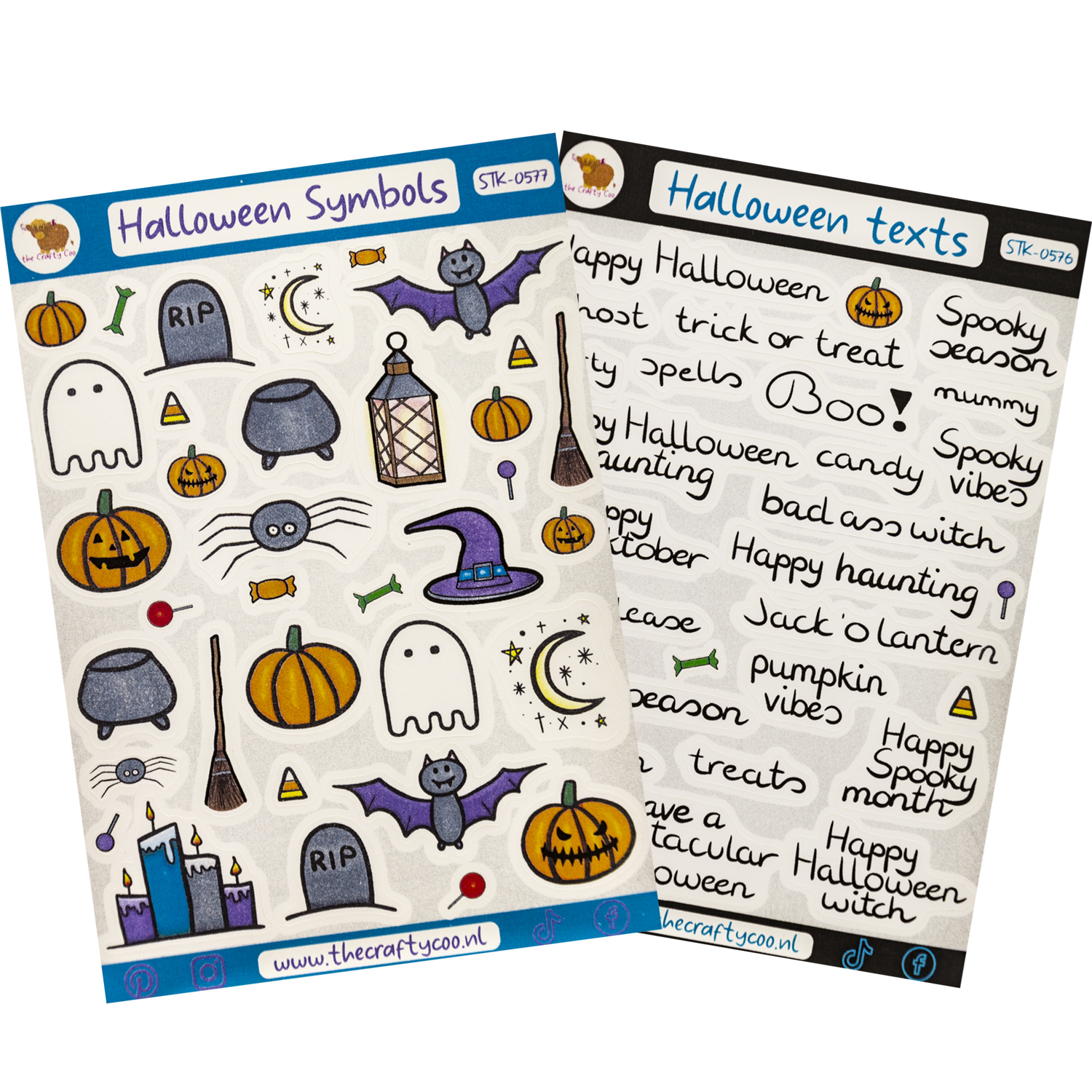 Halloween sticker bundel