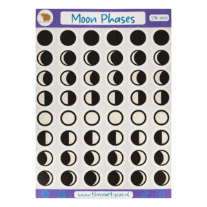 Plannerstickers maanfasen