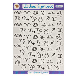 Planner bundel Zodiac, Moon Phases en Planet Symbols